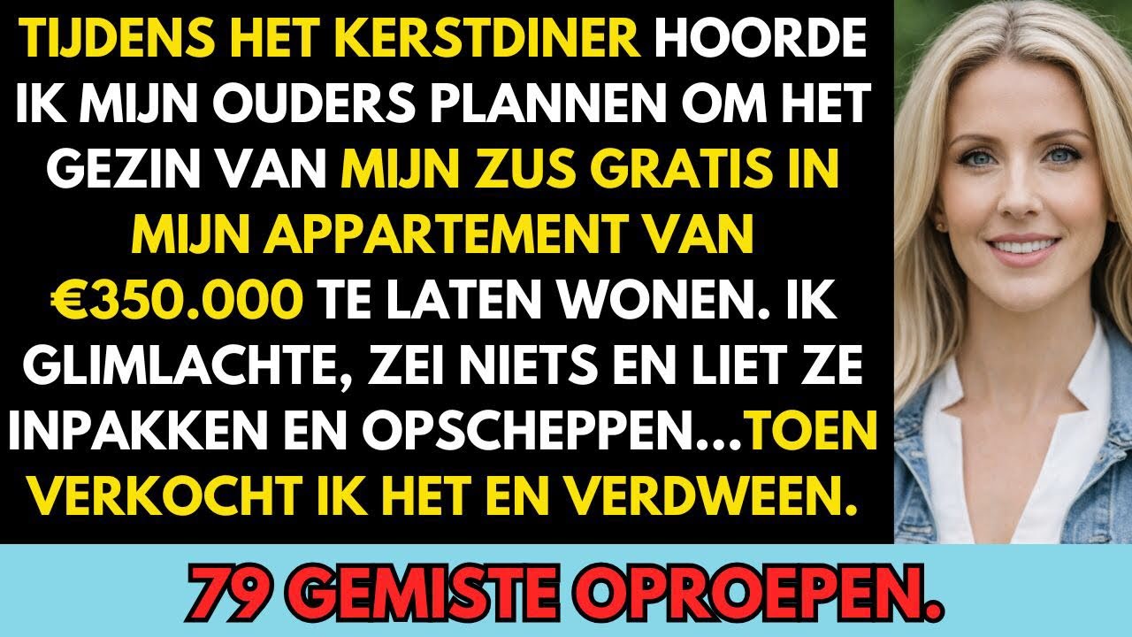Ik stond op de deurmat van mijn ouderlijk huis en hoorde hoe mijn familie mijn loft al had toegewezen aan mijn zus en zwager. Mijn vader legde uit hoe de krakerswet hen zes maanden zou beschermen...