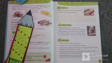 GROOMWELL - CLASS   2 - EVS   Chapter -  3 Our Food- EVS for kids - Book Reading