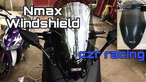 Nmax 2020 Visor Windshield || czr racing || unboxing/installing