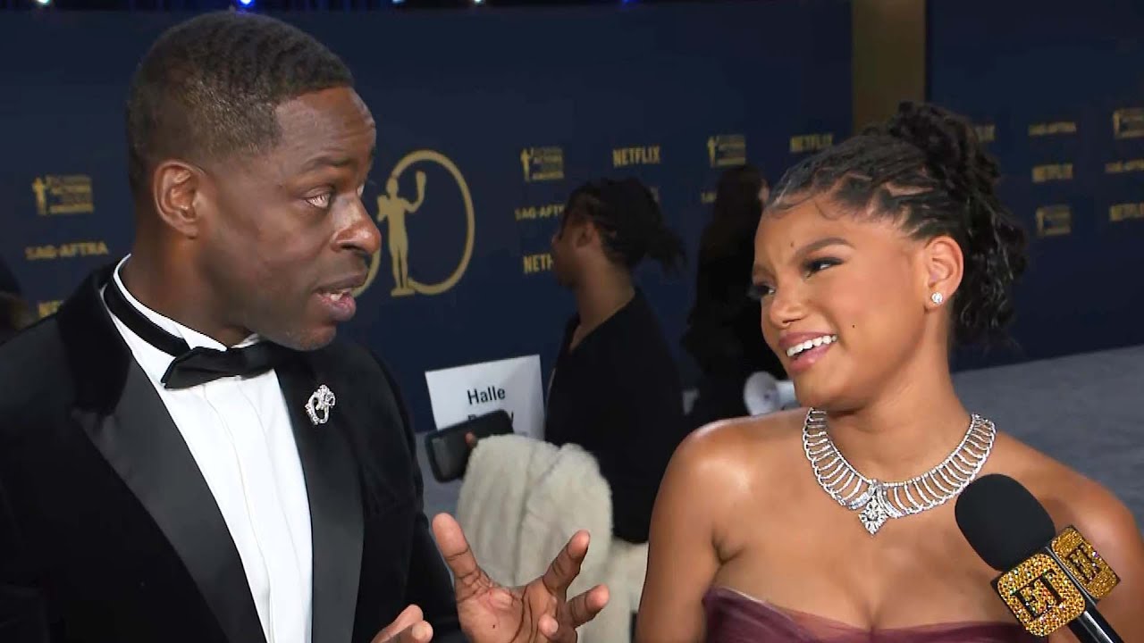 Halle Bailey Gets Emotional Over Sterling K. Brown's Praise for Her Performance in 'The Little Mermaid' at the 2024 SAG Awards