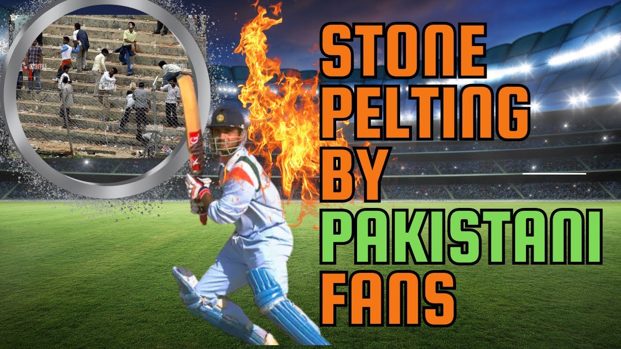Infamous Stone Pelting ODI | Pakistan vs India at Karachi 1997 | PAK crowd throwing stones at Indian