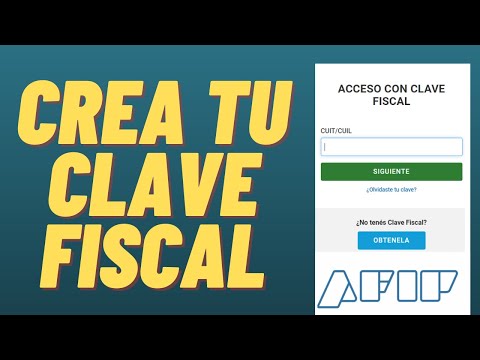 CLAVE FISCAL, como crearla,  para que sirve, puedo hacer el monotributo-afip