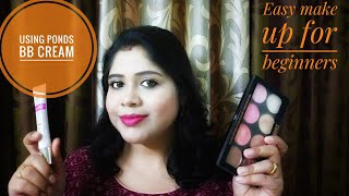 Most easy make up using Ponds bb cream| Sivanna colors ultra blush and highlighter pallette