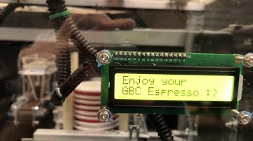 Arduino coffee machine with Robotic arm, servos, dc motors and conveyor belts  Toronto 2018