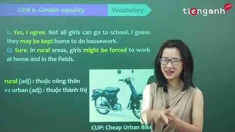 Tiếng anh lớp 10 - Unit 6: Gender equality - Vocabulary