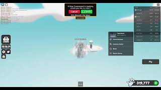 caught another stupid roblox exploiter thinking he can escape from me but i got him before he left..