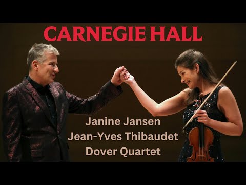 Janine Jansen and Jean-Yves Thibaudet play Grieg, Debussy, and Chausson