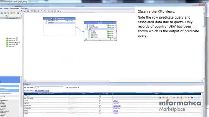 Mapping: Filter XML Data Using Query Predicate