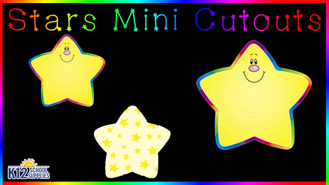 best bulletin board accents star cutouts bulletin board sets youtube
