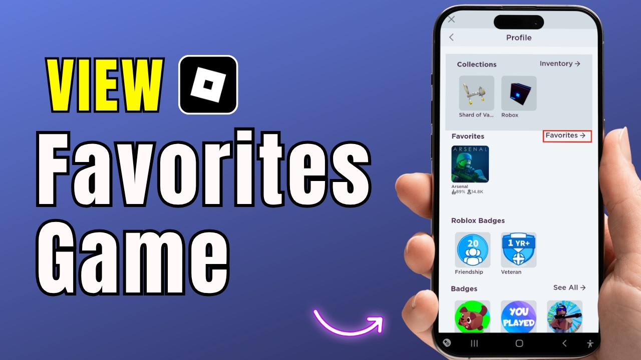 How To VIEW FAVORITES On ROBLOX MOBILE Roblox Favorites 2026 YouTube 