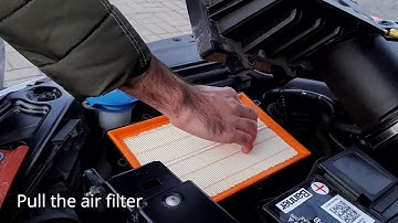 How to change or replace Air filter Seat / Skoda / VW / Audi 1.5 TSI