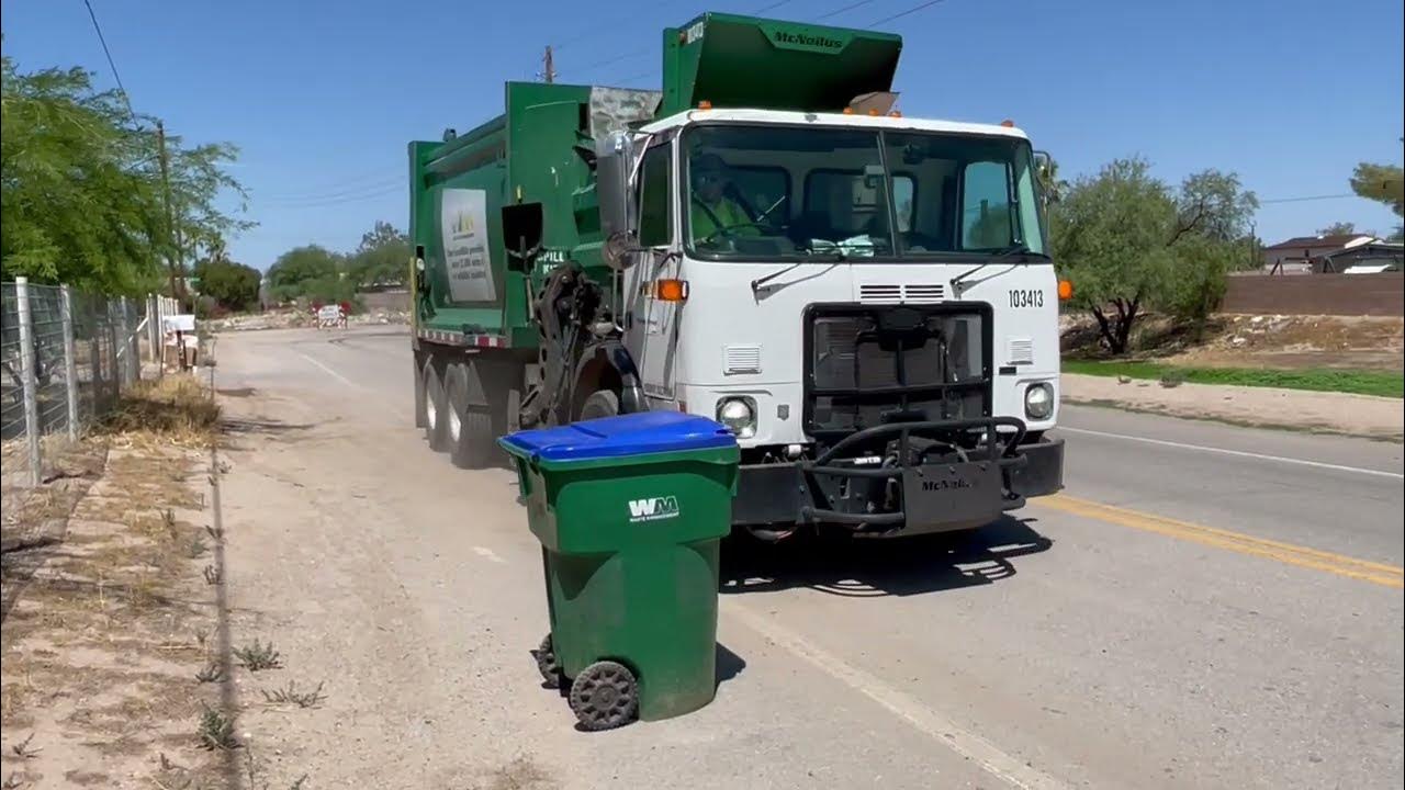 Waste Management Tucson Revving Autocar WX Autoreach YouTube