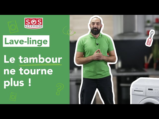 Lave-linge : comment débloquer un tambour qui ne tourne plus ?