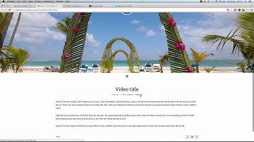 Add a Video Post in Rewind WordPress Theme