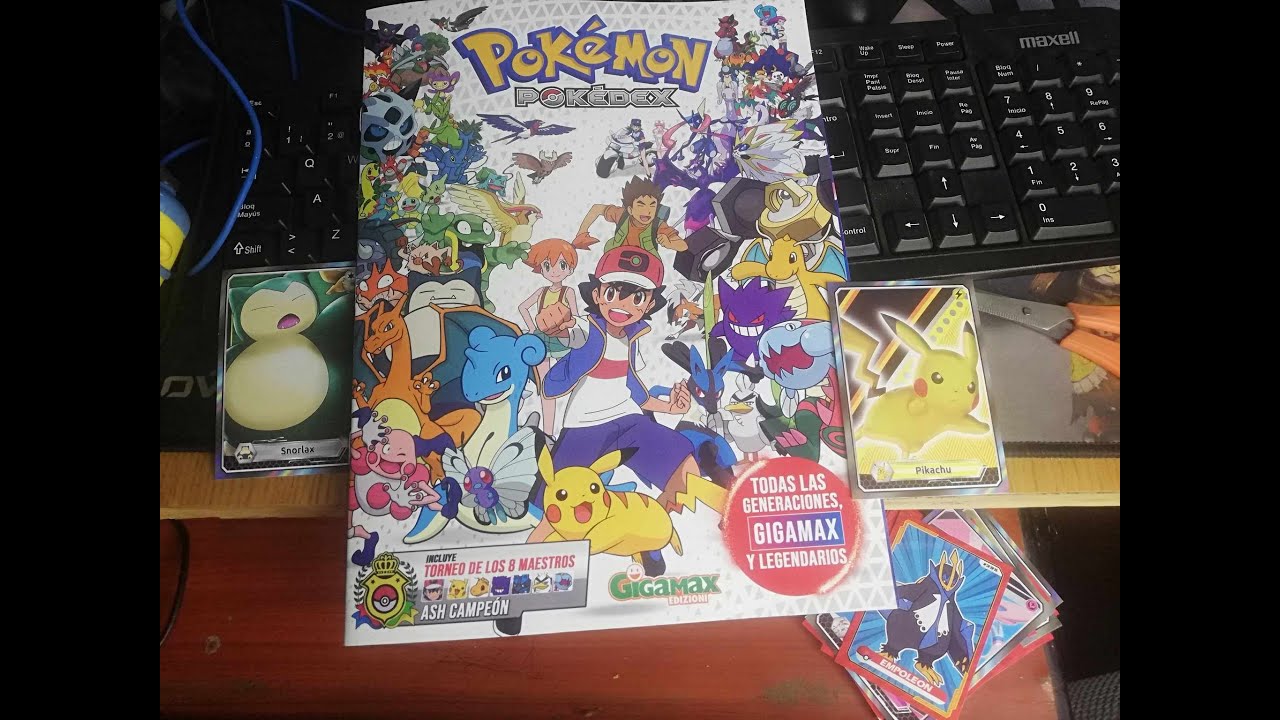 ÁLBUM POKÉMON POKÉDEX COMPLETO - GIGAMAX EDIZIONE 