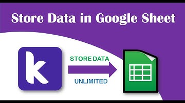How to Store data in Google Sheet from Kodular in 2021 I  New Free Google Spreadsheet Extension