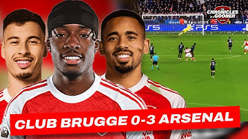 CLUB BRUGGE 0-3 ARSENAL: PERFECT IN EUROPE! MADUEKE & MARTINELLI SCORE SCREAMERS!