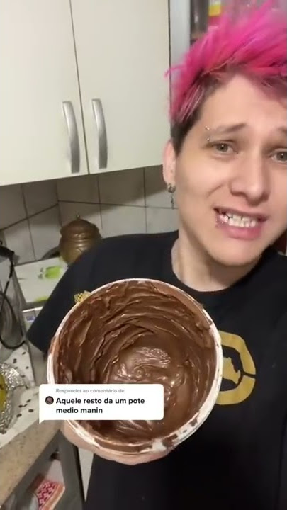 Rapei o balde de Nutella e enchi um pote 😱