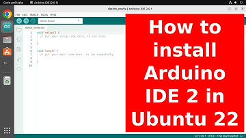 How to install Arduino IDE 2 in Ubuntu 22 (AppImage)
