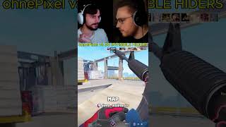 INVISIBLE PLAYERS made ohnePixel rage 💀 #cs2 #funny #gaming #dima_aimbots