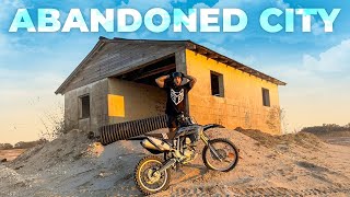 Found An Abandoned City Riding Dirt Bikes Braap Vlogs