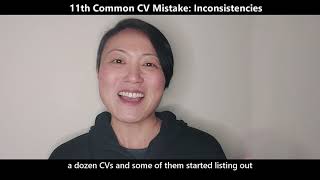 13 Common CV Mistakes: Mistake 11 Inconsistent Presentation