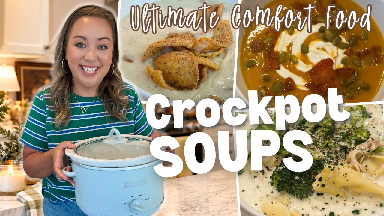 Best Crockpot Soup Recipes That Are Almost Too Easy | Fall Comfort Soups Your Family Will Love