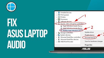 Fix ASUS Laptop Audio | Sound Not Working