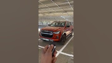 The remote Start of the @isuzusa1 D-Max V-Cross. #ah_joe_car_reviews