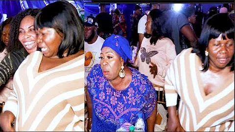 See What Happened When Yoruba Actress Madam Saje Challage Iya Ibadan At MC Oluomo's Birthday