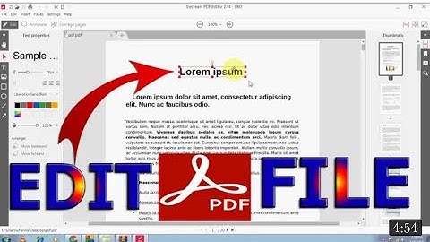 How To Edit A PDF File in Laptop PC Windows 7 8 10