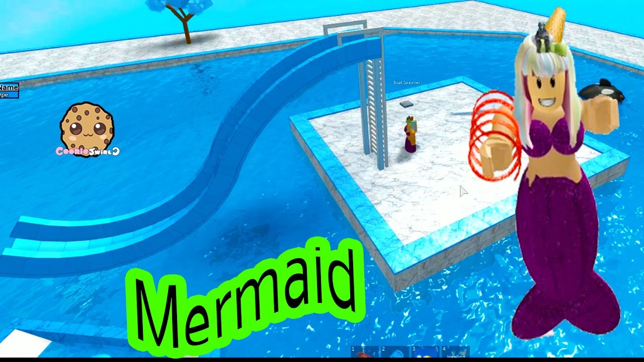Baby Mermaid Pool I M A Pirate Cookieswirlc Let S Play Roblox