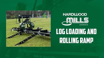 Log Loading and Rolling Ramp - Portable Sawmills