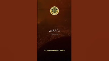 سورة الأنبياء الآية 65-69 تلاوة شيخ الدوسري #اكسبلور