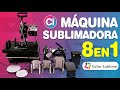 Unboxing y Características MÁQUINA SUBLIMADORA 8 EN 1 Color Sublime