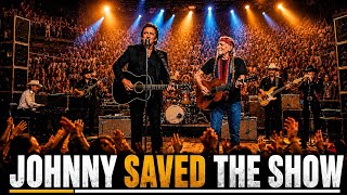 Willie Nelson Asked, Can Anyone Play After His Guitarist Got Sick — Nobody Recognized Johnny Cash