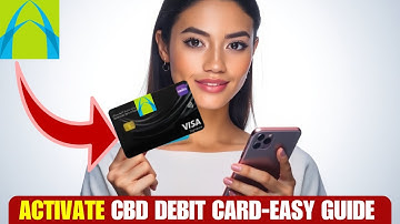 How To Activate CBD Debit Card By SMS  | CBD Debit card activation | CBD Card Activation