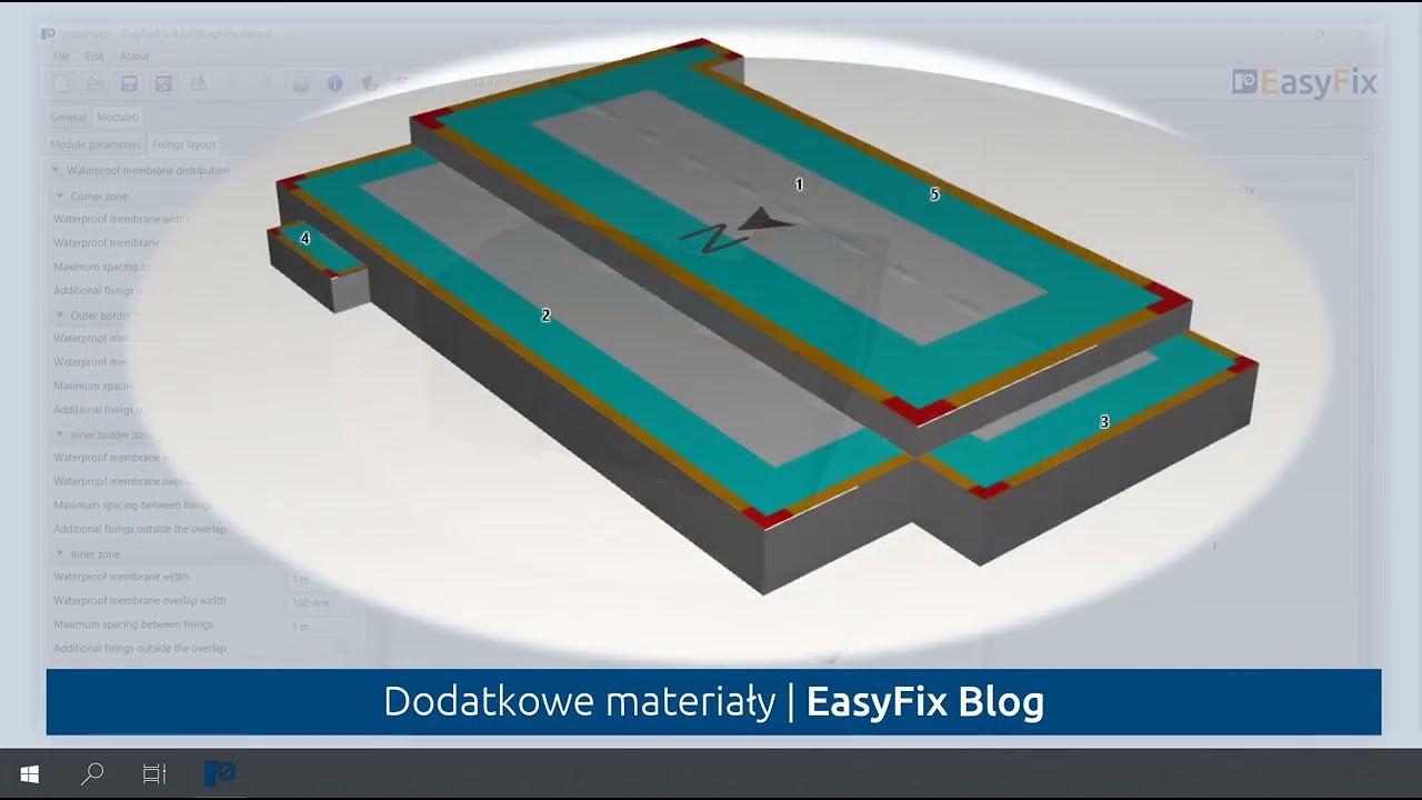 EASYFIX | Moduł Izolacja na dachach - wprowadzenie