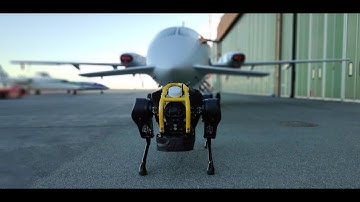 HyQReal robot release: Walking robot pulls a plane (extended version)