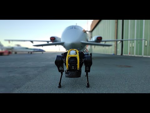 HyQReal robot release: Walking robot pulls a plane (extended version)