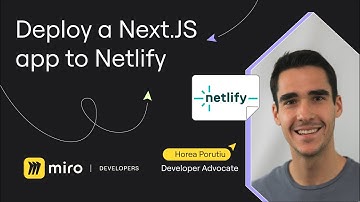 Deploy a Next.js (Miro) app to Netlify w/ Env Variables
