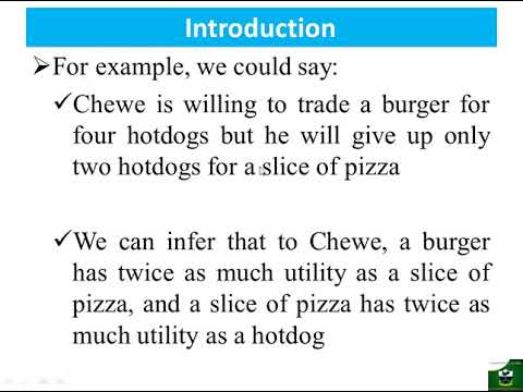 Consumer Choice theory