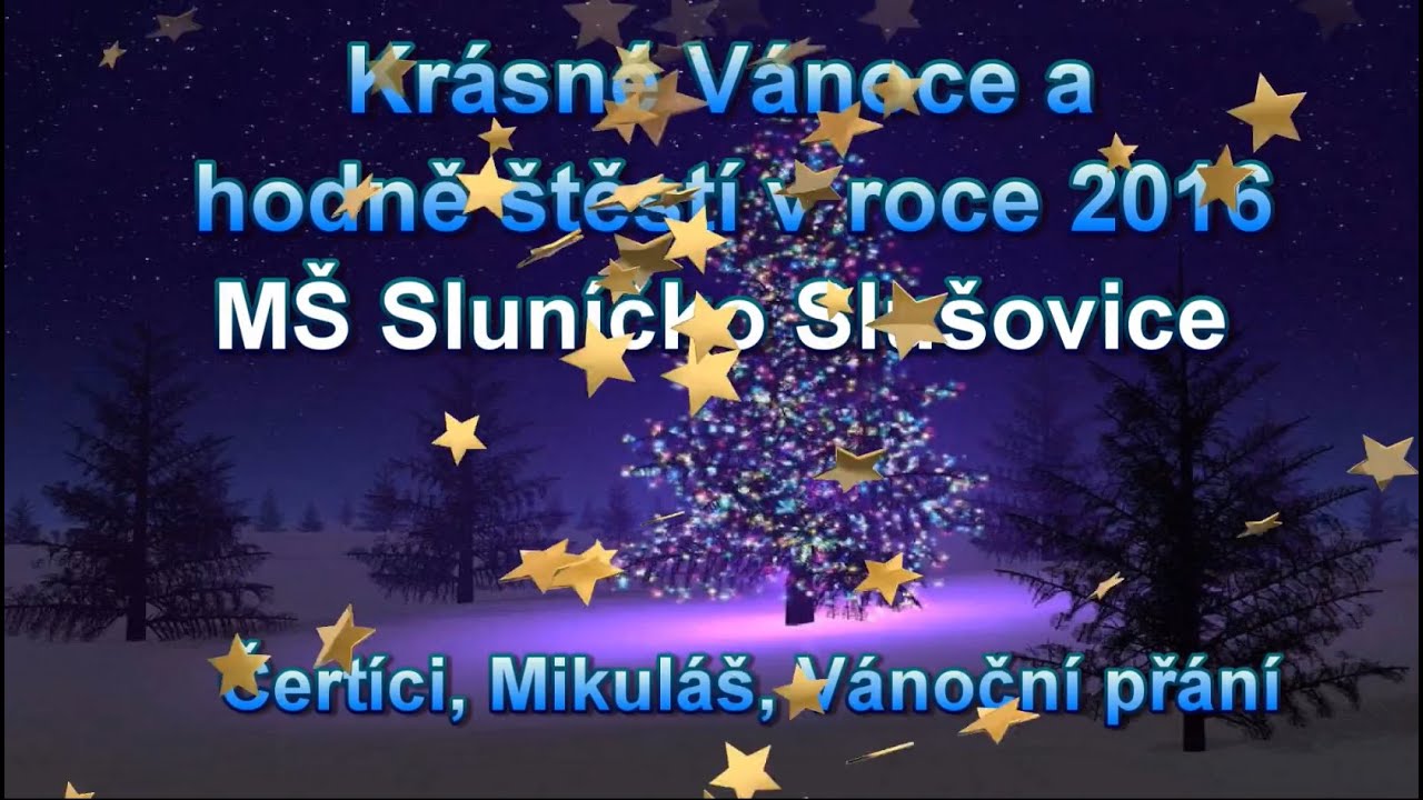 Vánoční klip 2015 z MŠ Slušovice