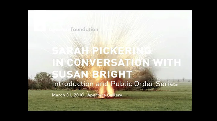 Sarah Pickering in Conversation with Susan Bright