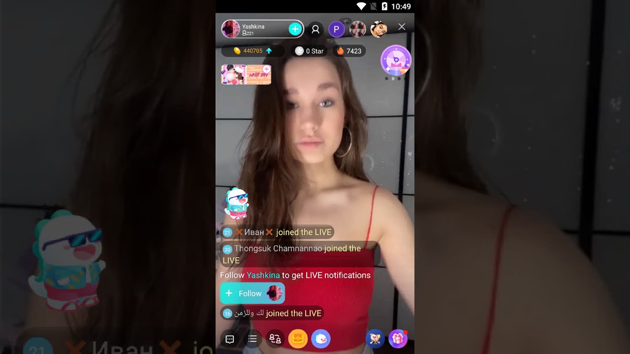 join the live chat and dance with bigo live russian girl - YouTube