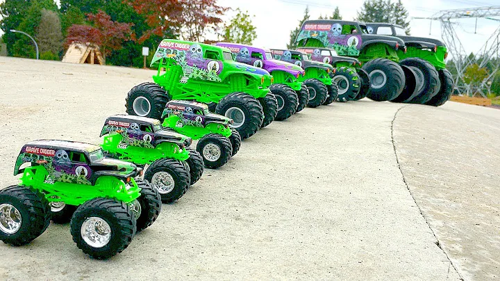 GRAVE DIGGER | MONSTER JAM | HOT WHEELS MONSTER TR...