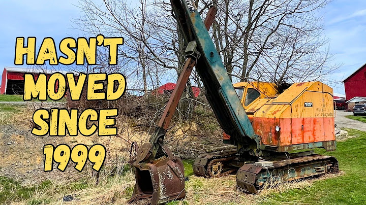 Auction Buy, Cable Shovel Sitting 23 Years!!! (WILL IT RUN??)
