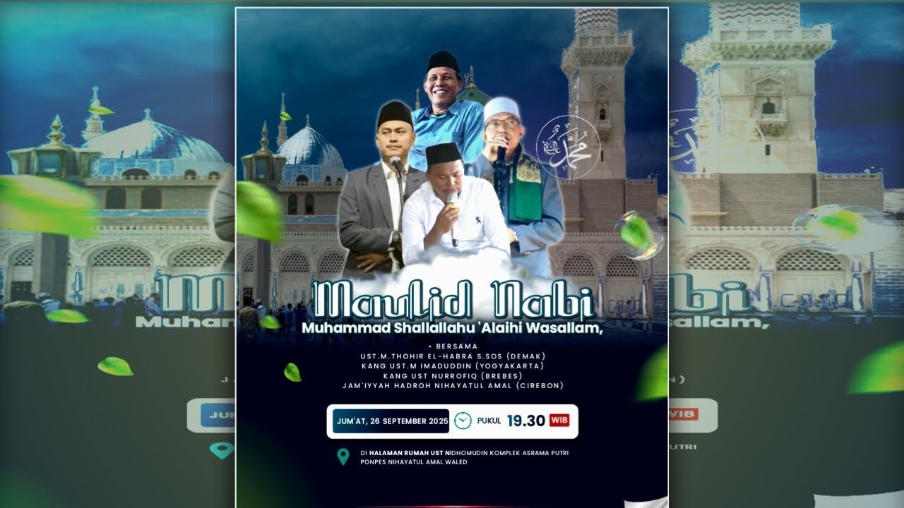 🔵🔴 [ LIVE ] MAULID NABI MUHAMMAD SAW ][ TERAS MUSABBI`AT/BERKAH 129