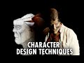 Character Design Techniques: Sketching, Photoshop, Sculpting & Prosthetic Makeup Testing TRAILER