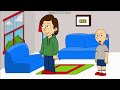 classic caillou tries to beat up his dad/grounded
